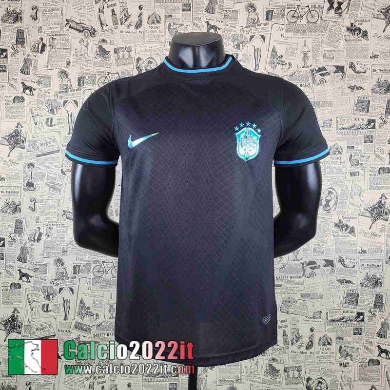 Brasile Maglia Calcio Nero Uomo 2022 2023 AG87