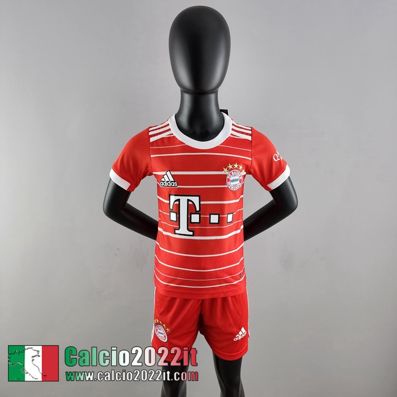 Bayern Monaco Maglia Calcio Prima Bambini 2022 2023 AK67