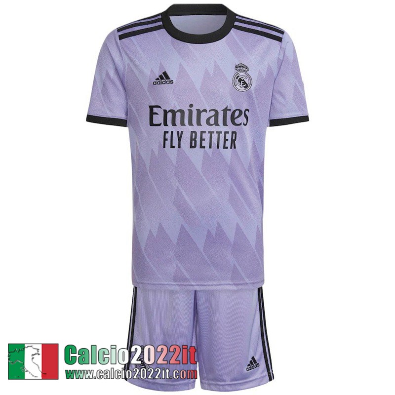 Real Madrid Maglia Calcio Seconda Bambini 2022 2023 AK72