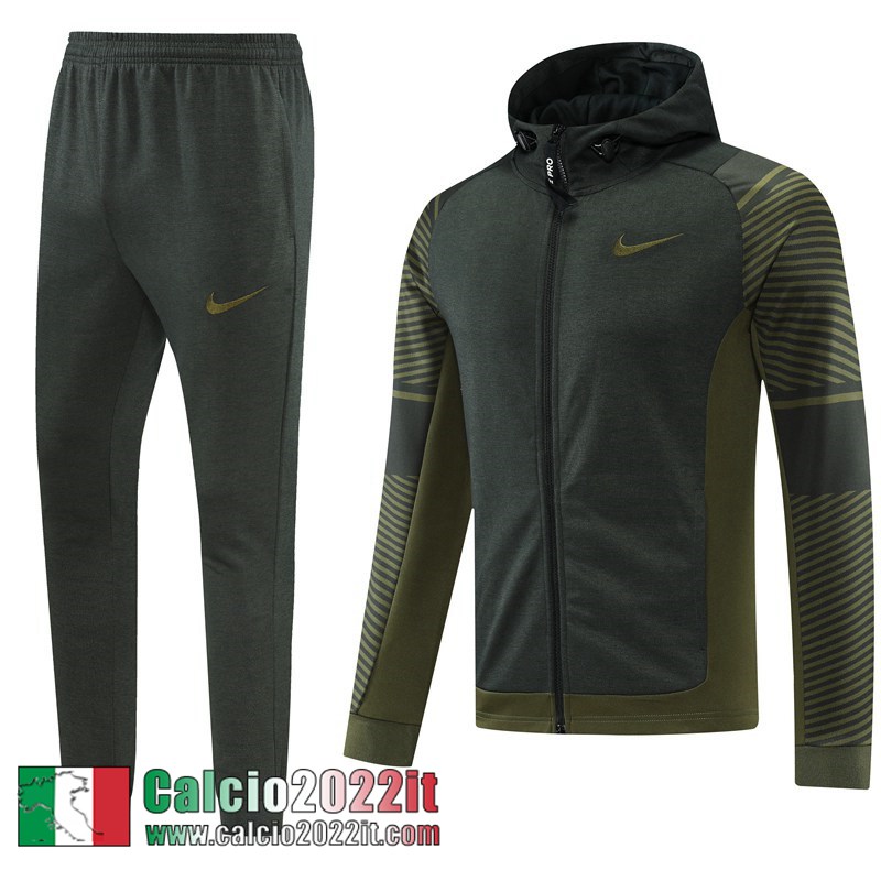 Sport Full Zip Hoodie - Giacca verde scuro Uomo 2022 2023 JK477