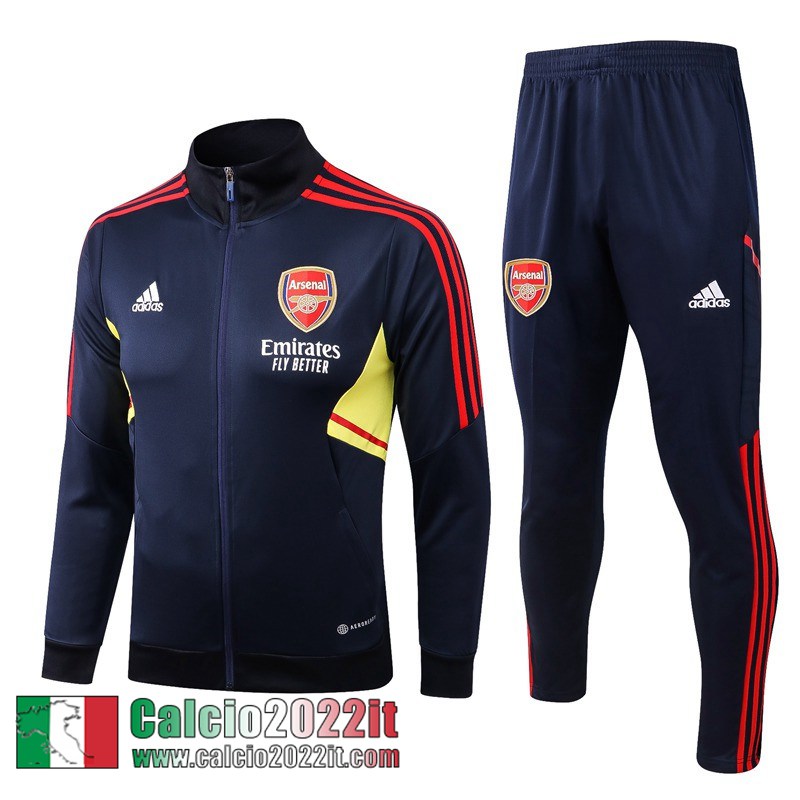 Arsenal Full Zip Giacca blu Uomo 2022 2023 JK482