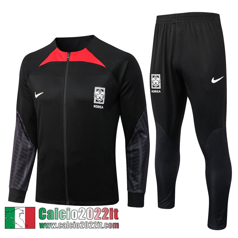 Corea Full Zip Giacca Nero Uomo 2022 2023 JK487