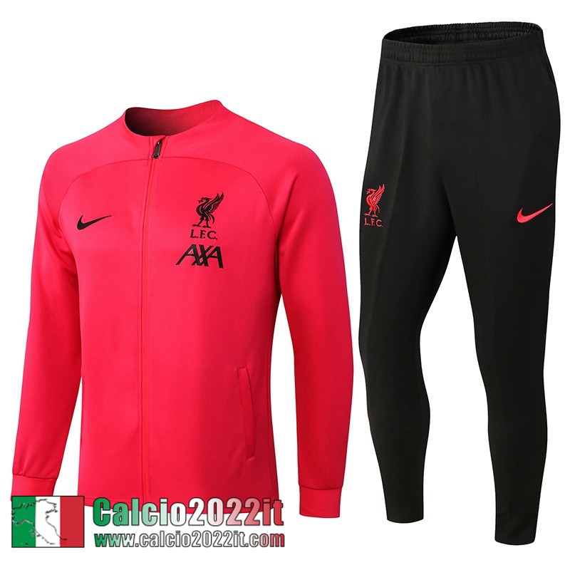 Liverpool Full Zip Giacca rosa Uomo 2022 2023 JK503