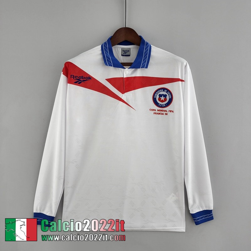 Chile Retro Maglia Calcio Seconda Uomo Manga Larga 1998 FG159
