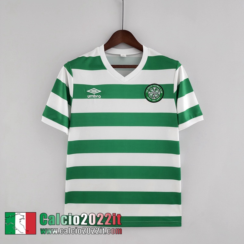 Celtic Retro Maglia Calcio Prima Uomo 80 81 FG164