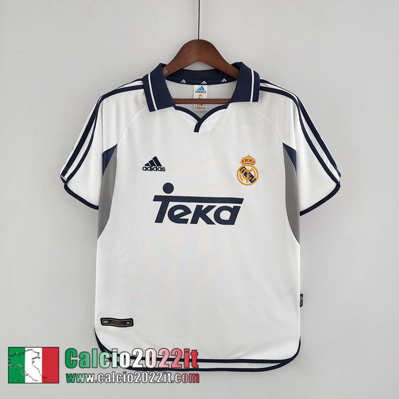 Real Madrid Retro Maglia Calcio Prima Uomo 00 01 FG175