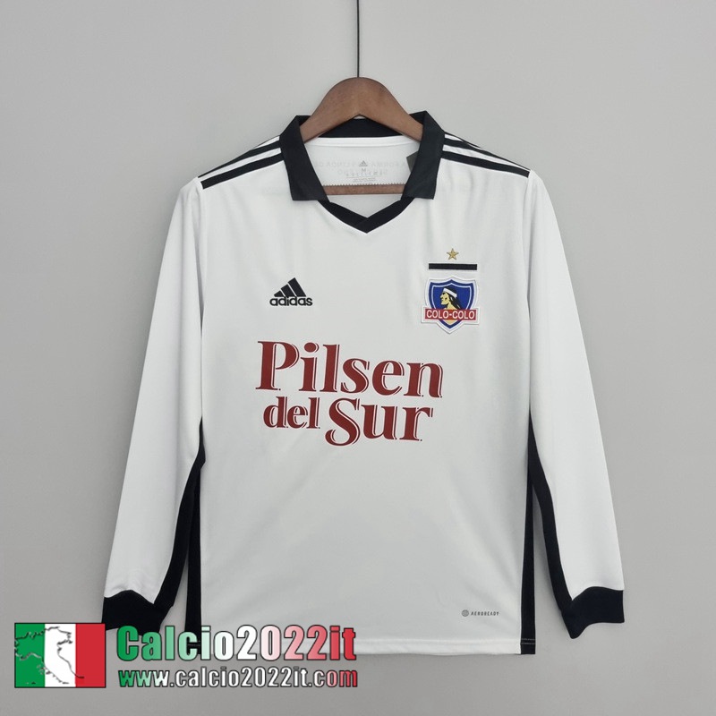 Colo Colo Maglia Calcio Prima Uomo Manga Larga 2022 2023 KL02