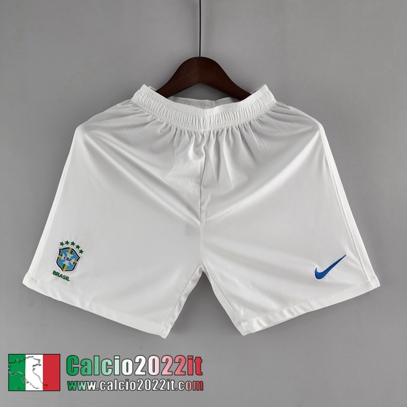Brasile Pantaloncini Calcio Bianco Uomo 2022 DK167