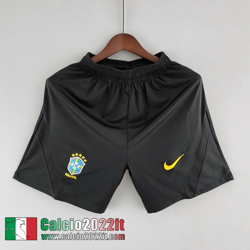 Brasile Pantaloncini Calcio Nero Uomo 2022 DK169