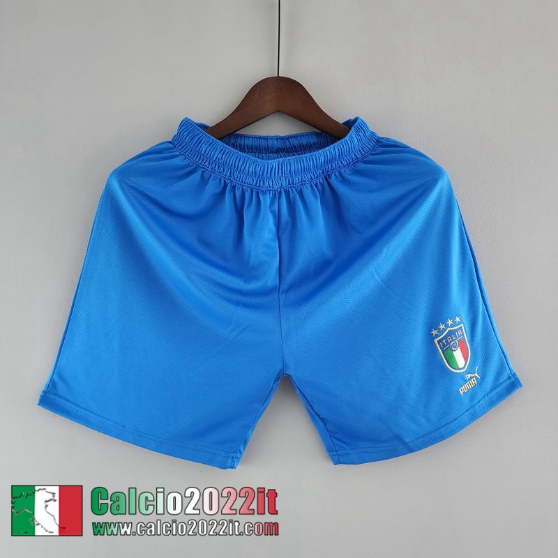 Italia Pantaloncini Calcio Blu Uomo 2022 DK170