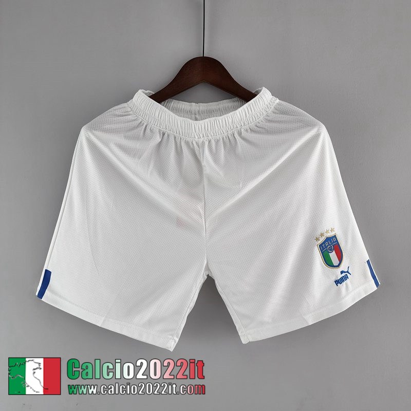 Italia Pantaloncini Calcio Bianco Uomo 2022 DK171