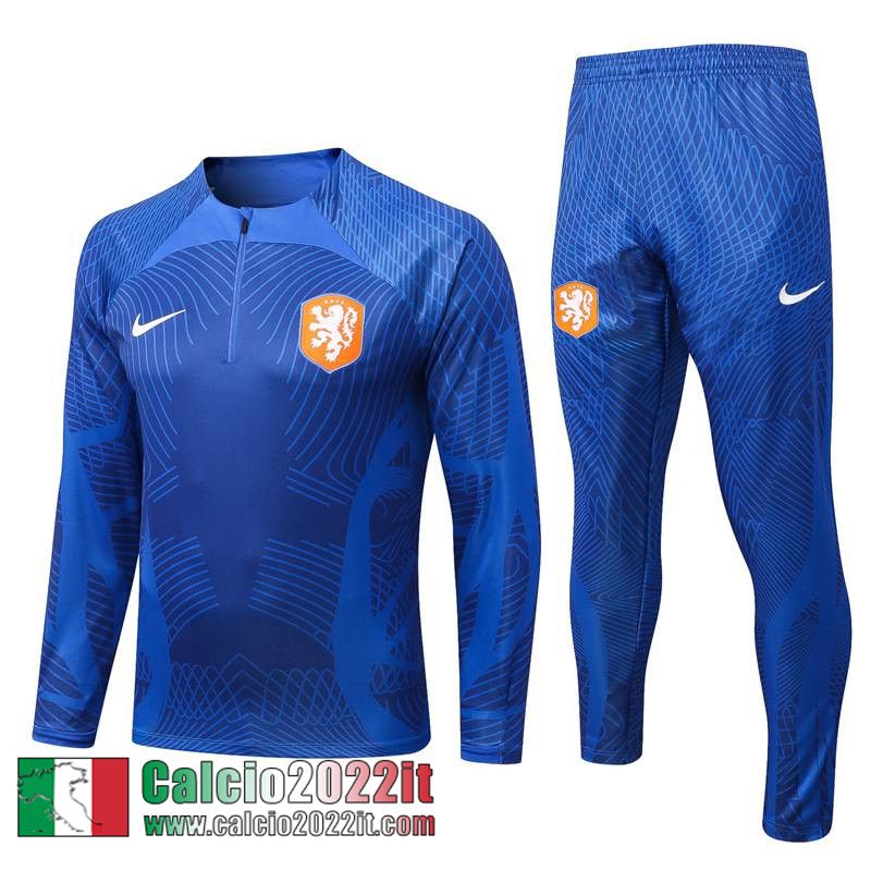 Olanda Tute Calcio blu Uomo 2022 2023 TG340