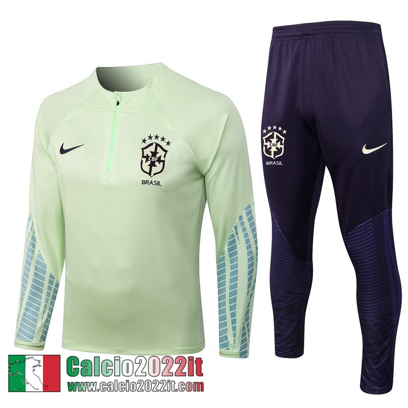 Brasile Tute Calcio verde Uomo 2022 2023 TG349