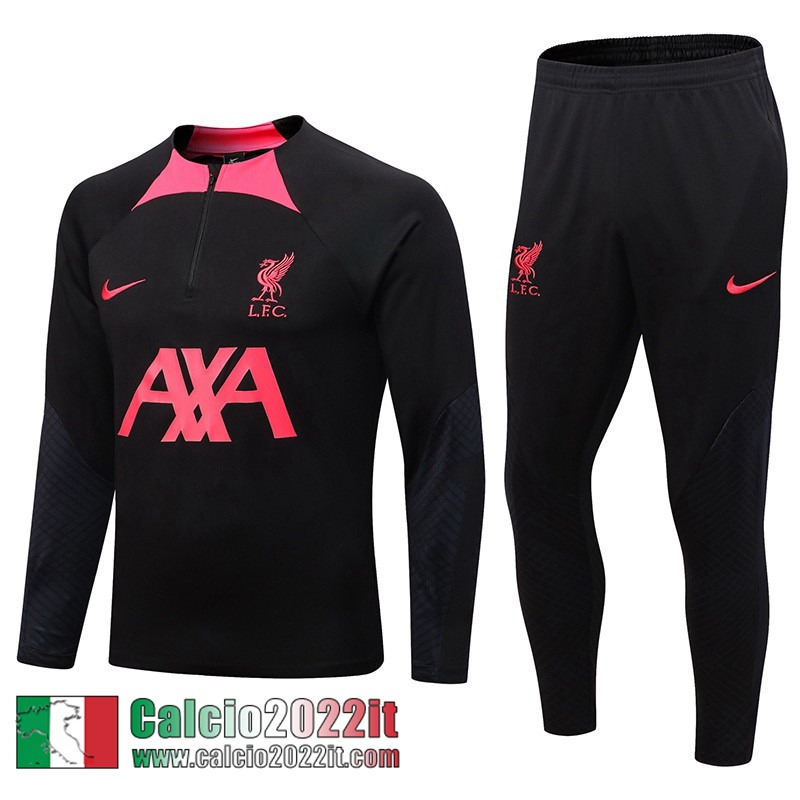 Liverpool Tute Calcio Nero Uomo 2022 2023 TG379