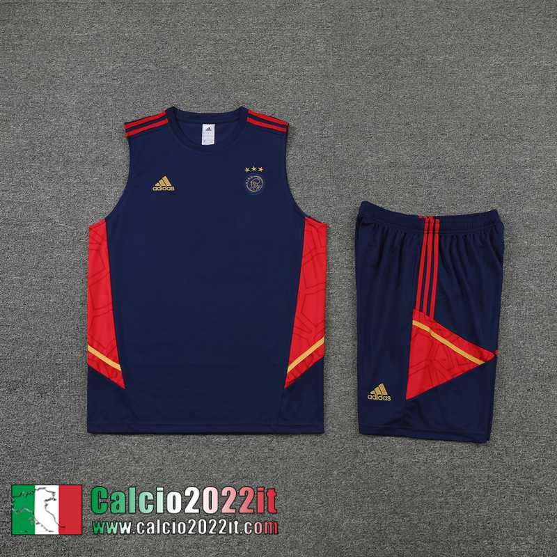 AFC Tute Calcio Senza maniche blu Uomo 2022 2023 TG391