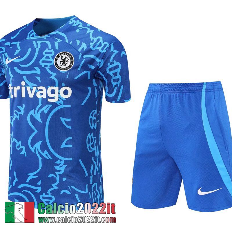 Chelsea Tute Calcio T Shirt blu Uomo 2022 2023 TG409