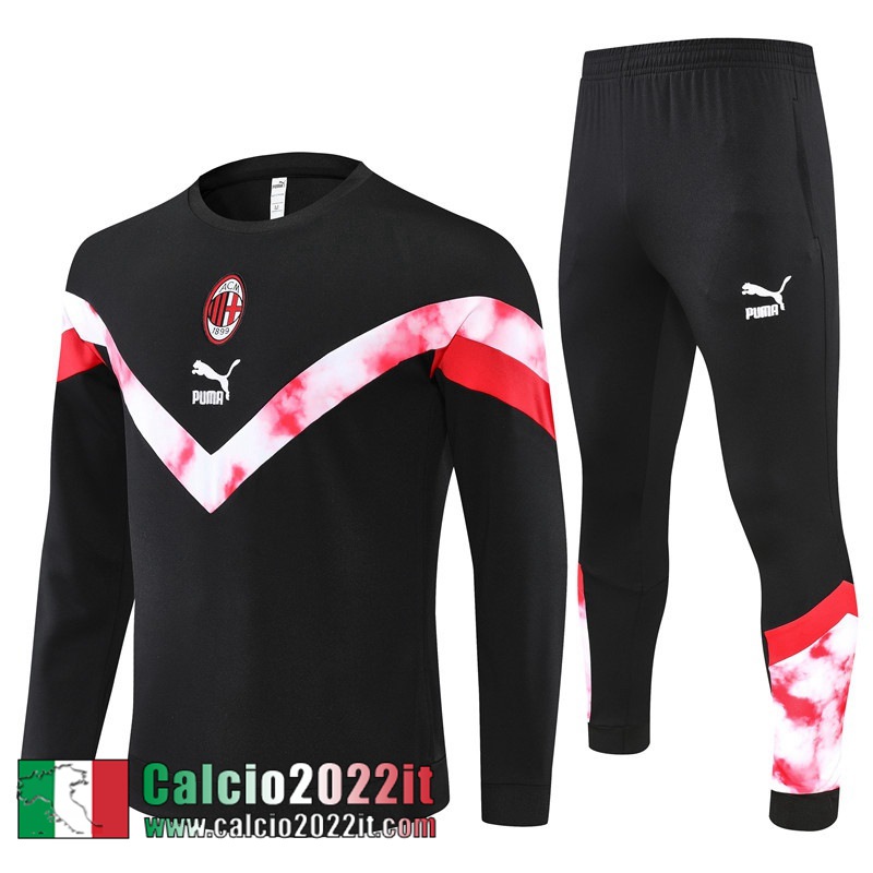 AC Milan Tute Calcio Nero Uomo 2022 2023 TG314