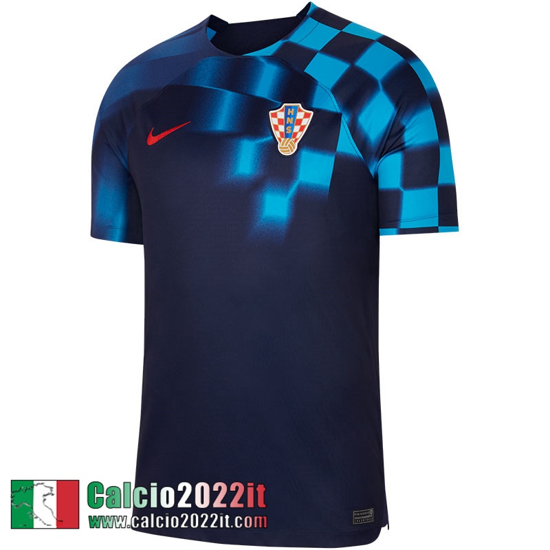 Croazia Maglia Calcio Seconda Uomo Coppa del Mondo 2022