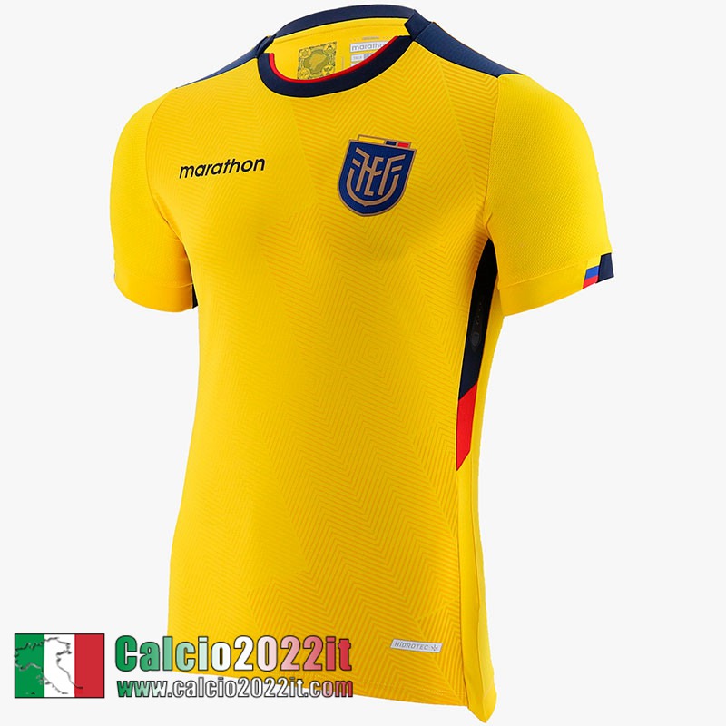 Ecuador Maglia Calcio Prima Uomo Coppa del Mondo 2022