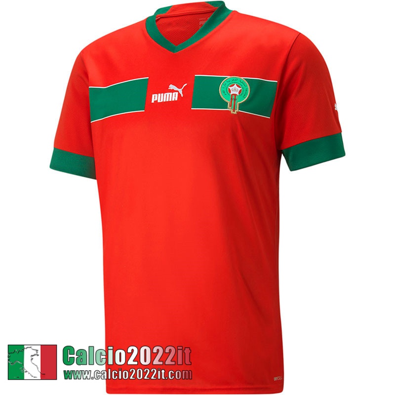 Marocco Maglia Calcio Prima Uomo Coppa del Mondo 2022