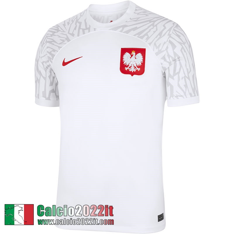 Pologne Maglia Calcio Prima Uomo Coppa del Mondo 2022