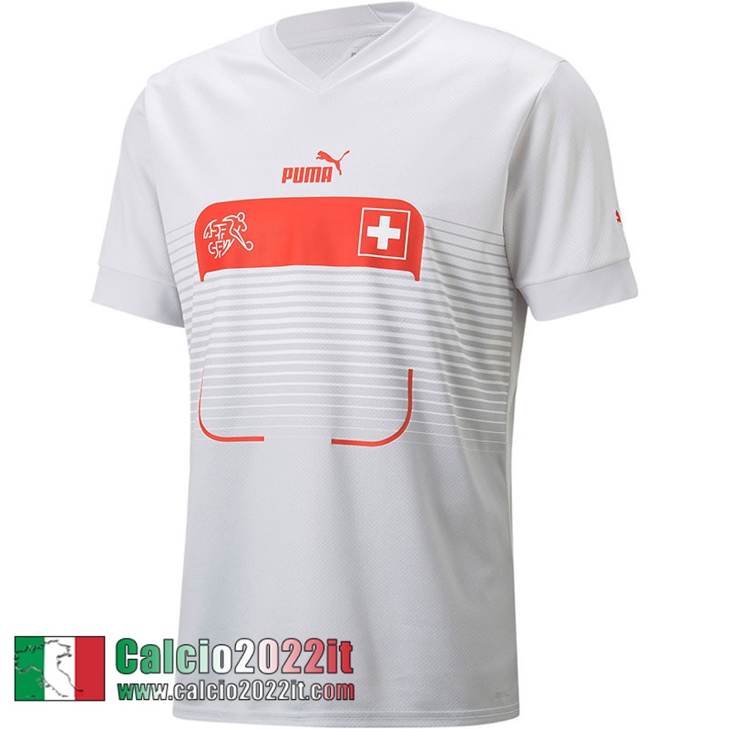 Svizzera Maglia Calcio Prima Uomo Coppa del Mondo 2022