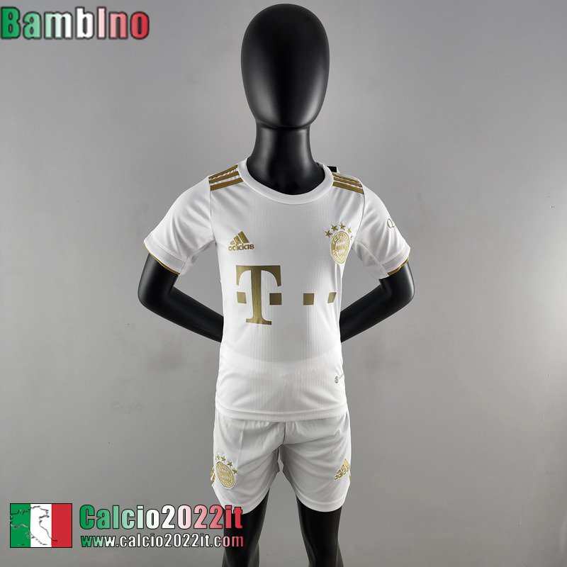 Bayern Monaco Maglia Calcio Seconda Bambini 2022 2023 AK75