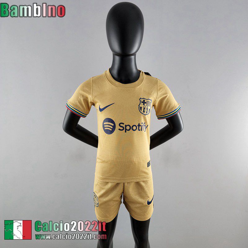 Barcellona Maglia Calcio Seconda Bambini 2022 2023 AK77