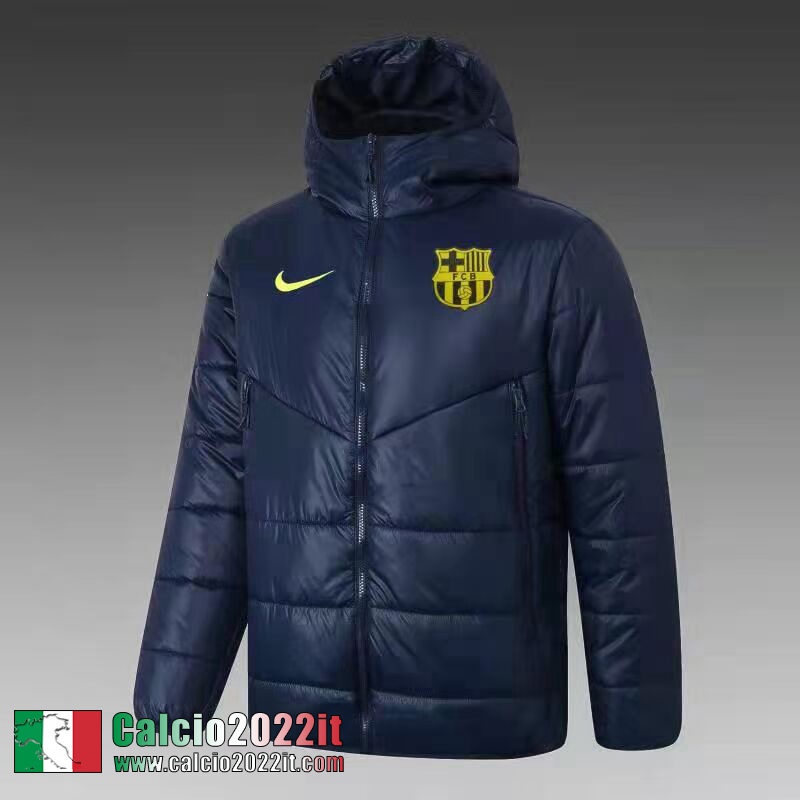 Barcellona Piumino Calcio blu Uomo 2022 2023 DD90