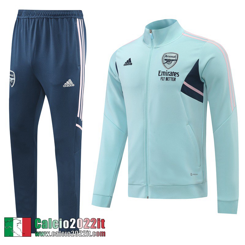 Arsenal Full-Zip Giacca azzurro Uomo 2022 2023 JK514