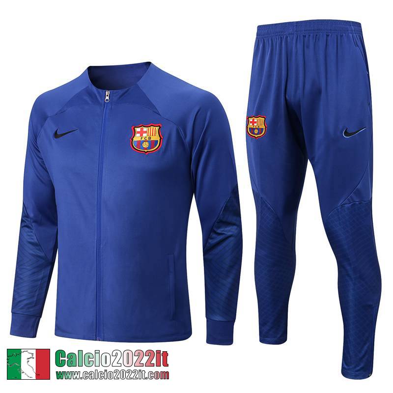Barcellona Full-Zip Giacca blu Uomo 2022 2023 JK526