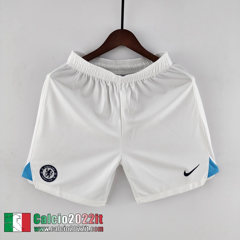 Chelsea Pantaloncini Calcio Bianco Uomo 2022 2023 DK192