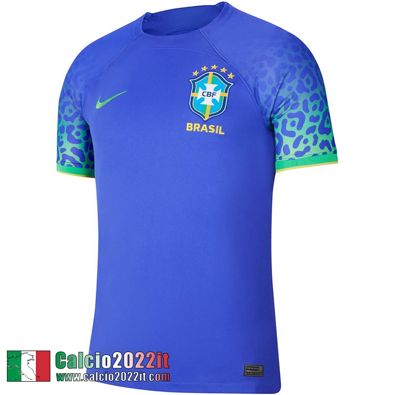 Brasile Maglia Calcio Seconda Uomo World Cup 2022