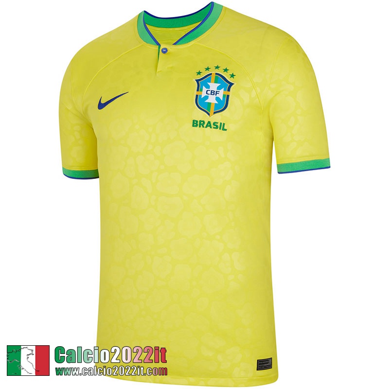 Brasile Maglia Calcio Prima Uomo World Cup 2022