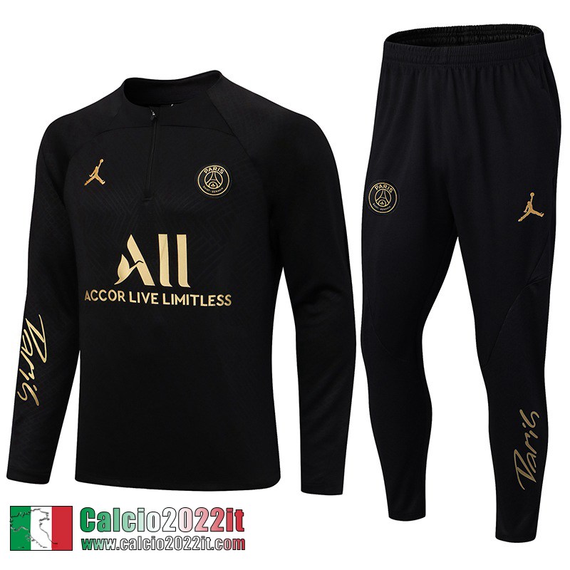 PSG Paris Tute Calcio Nero Uomo 2022 2023 TG462