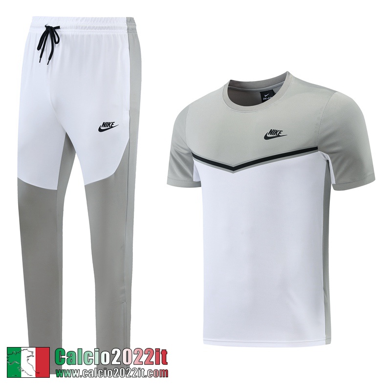 Sport Tute Calcio T Shirt grigio bianco Uomo 2022 2023 TG480