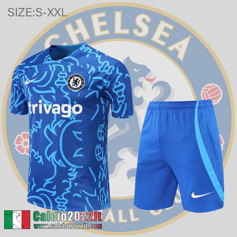 Chelsea Tute Calcio T Shirt blu Uomo 2022 2023 TG486