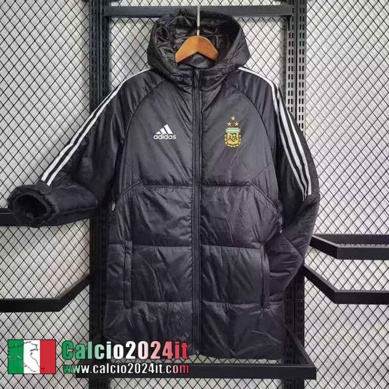 Argentina Piumino Calcio nero Uomo 2023 2024 G46