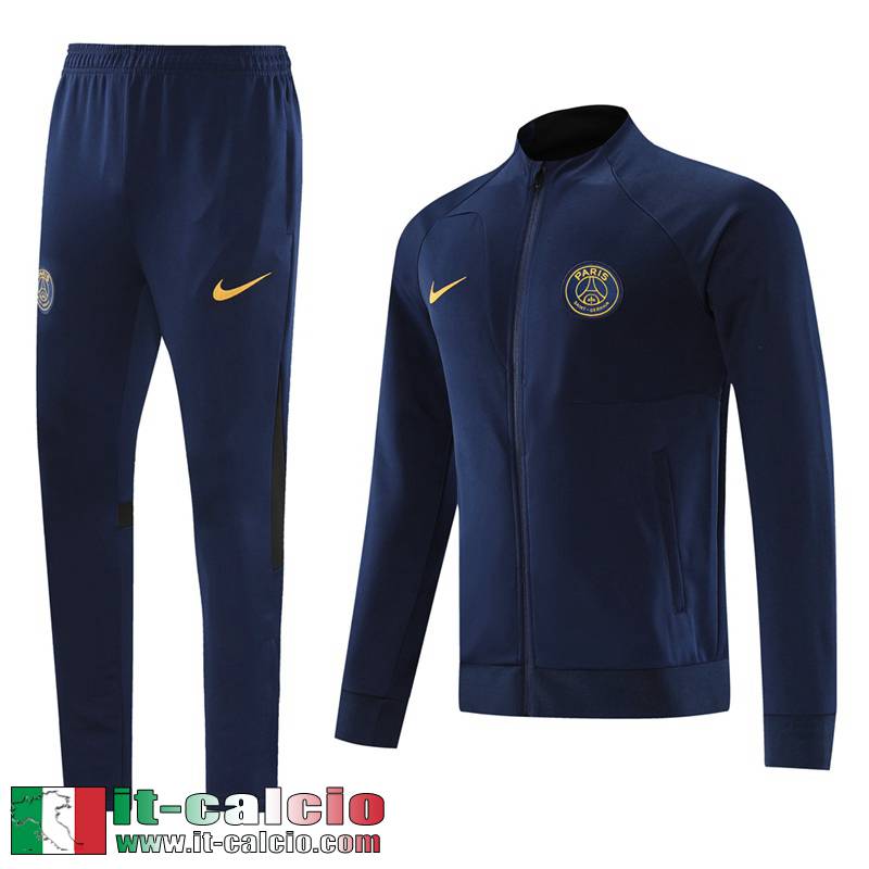 PSG Full-Zip blu navy Uomo 2023 2024 B42