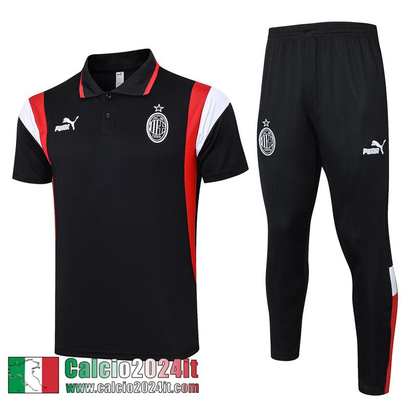AC Milan Polo Shirts nero Uomo 2023 2024 E09