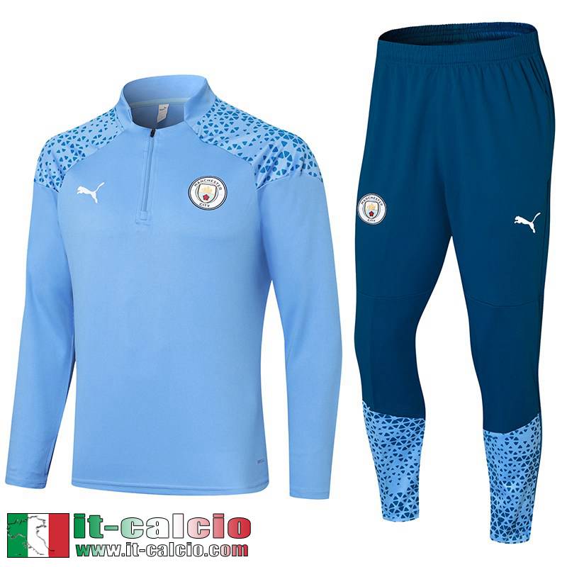 Manchester City Tute Calcio cielo blu Uomo 2023 2024 A123