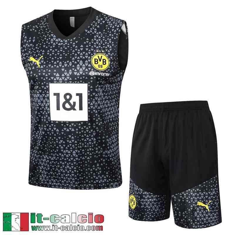 Dortmund Tute Calcio Senza maniche nero Uomo 2023 2024 A129