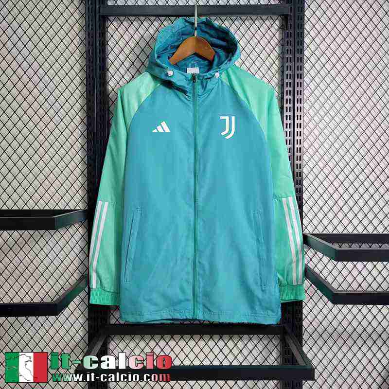 Juventus Giacca A Vento Blu verde Uomo 2023 2024 D141