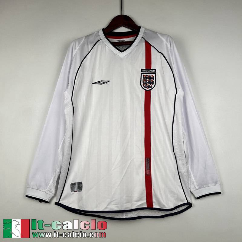 Inghilterra Retro Maglia Calcio Prima Uomo 2002 FG321