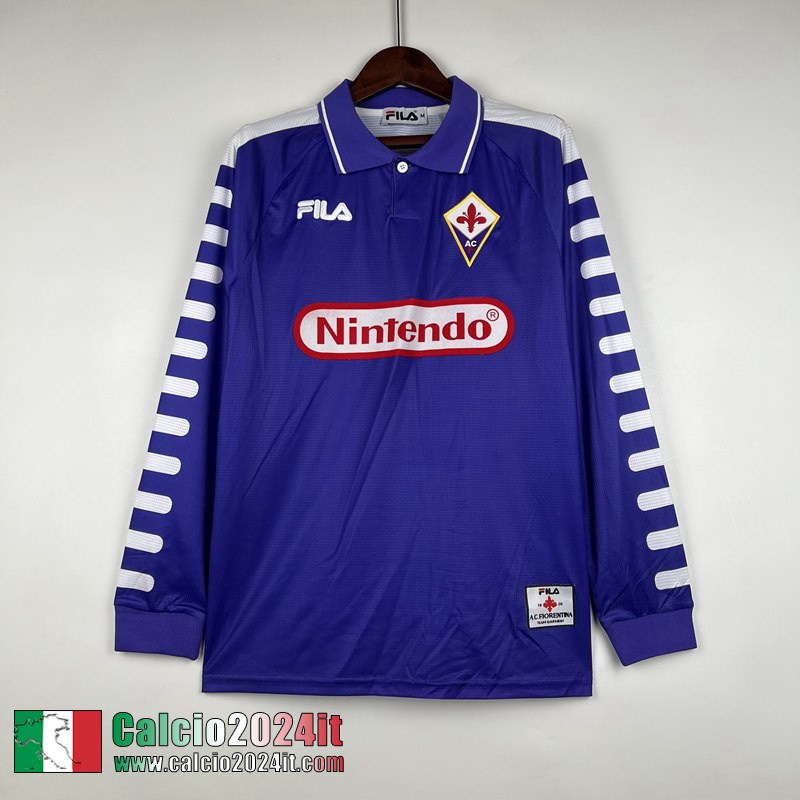 Fiorentina Retro Maglia Calcio Prima Uomo 1998 FG325