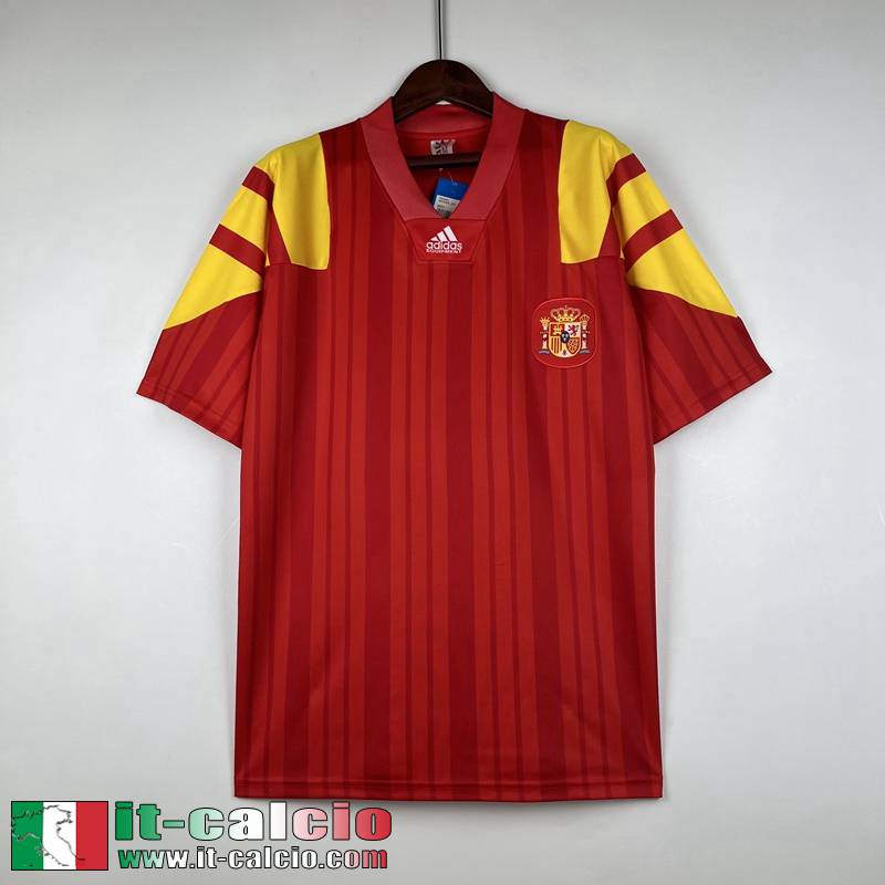 Spagna Retro Maglia Calcio Prima Uomo 92-94 FG334