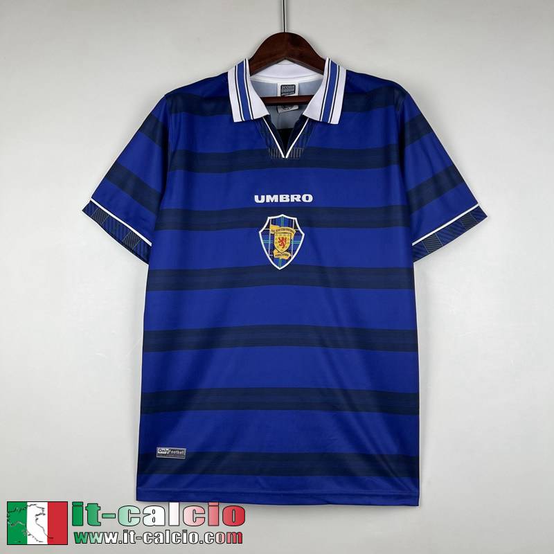 Scotland Retro Maglia Calcio Prima Uomo 1998 FG337