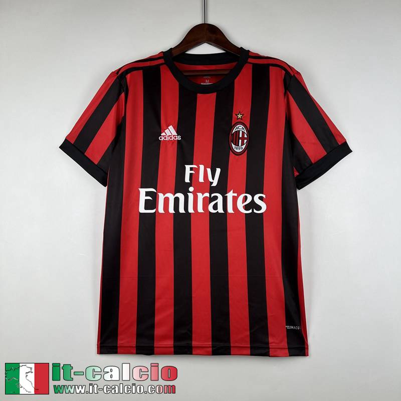 AC Milan Retro Maglia Calcio Prima Uomo 17-18 FG349