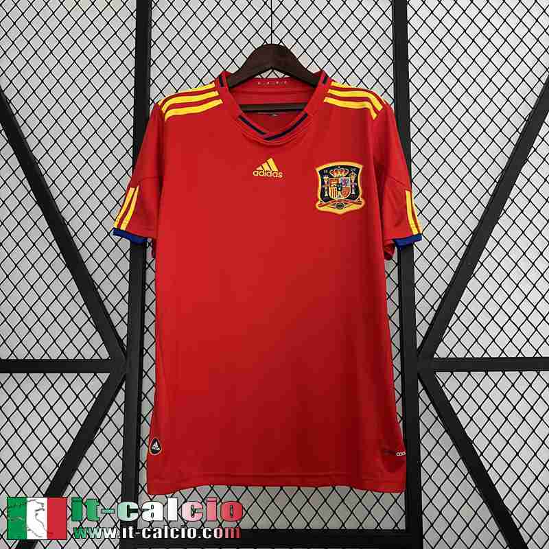 Spagna Retro Maglia Calcio Prima Uomo 2010 FG355