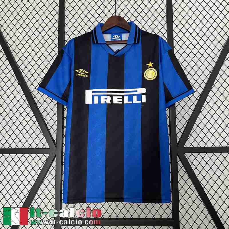 Inter Milan Retro Maglia Calcio Prima Uomo 95-96 FG369